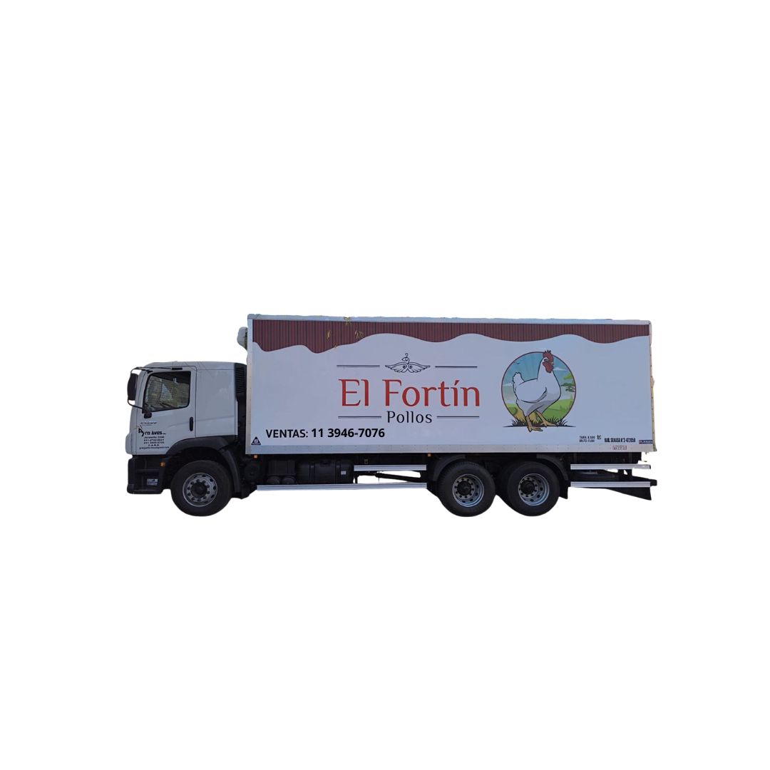 Camión refrigerado El Fortín para entregas